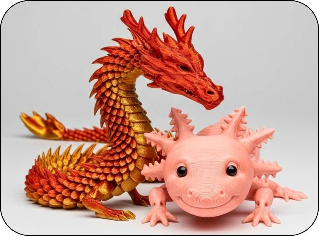 Hýbací 3D zvířátka